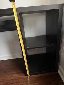 Black ikea desk