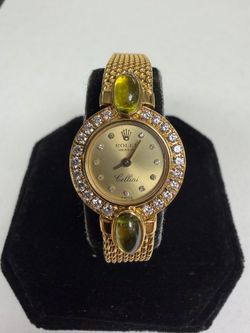 Rolex Cellini Jelly Bean peridot 18K
