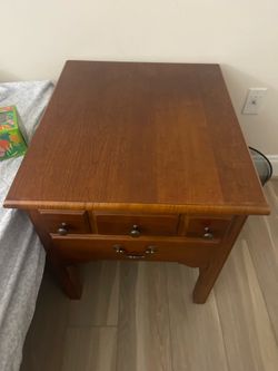 Wooden Nightstand / Side Table