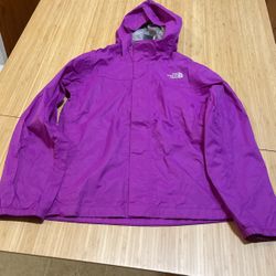 Girls North Face Raincoat Jacket