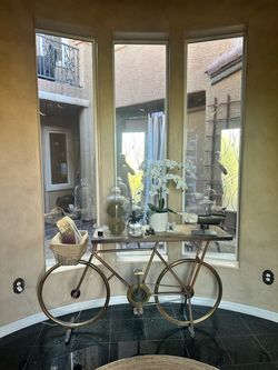 Decorative Bicycle Console Table