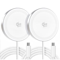 New-25W Qi2.2 Magnetic Wireless Charger: Qi Flat Charging Pad for iPhone 17 16 15 14 13 12 Pro Max, Samsung Galaxy S26 S25, Google Pixel, AirPods-Slim