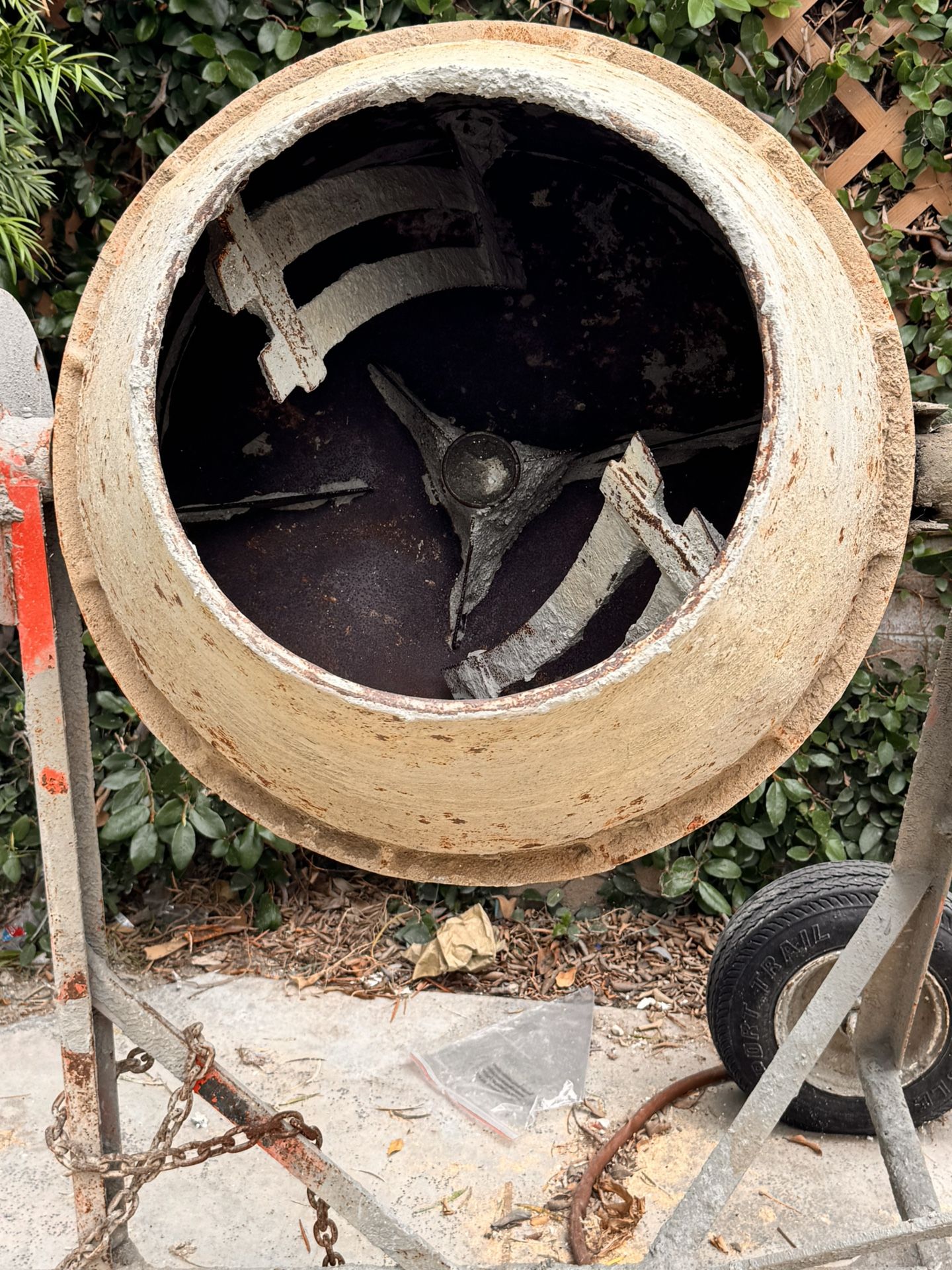 Essick Heavy Duty Cement Mixer W Wheelbarrow