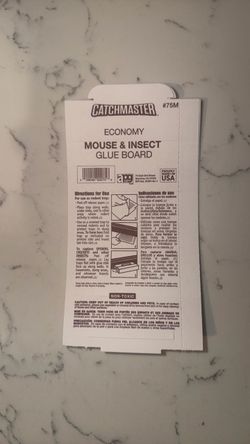 Catchmaster Mouse & Insect Glue Boards – 75 Pack – New