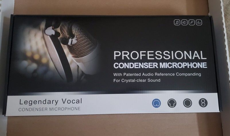Condenser Microphone For Podcasting/Live Streaming