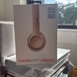 Special Edition Gold Beats Solo 3 