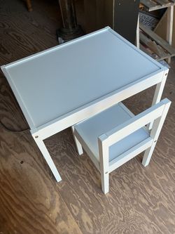 White children's furniture set