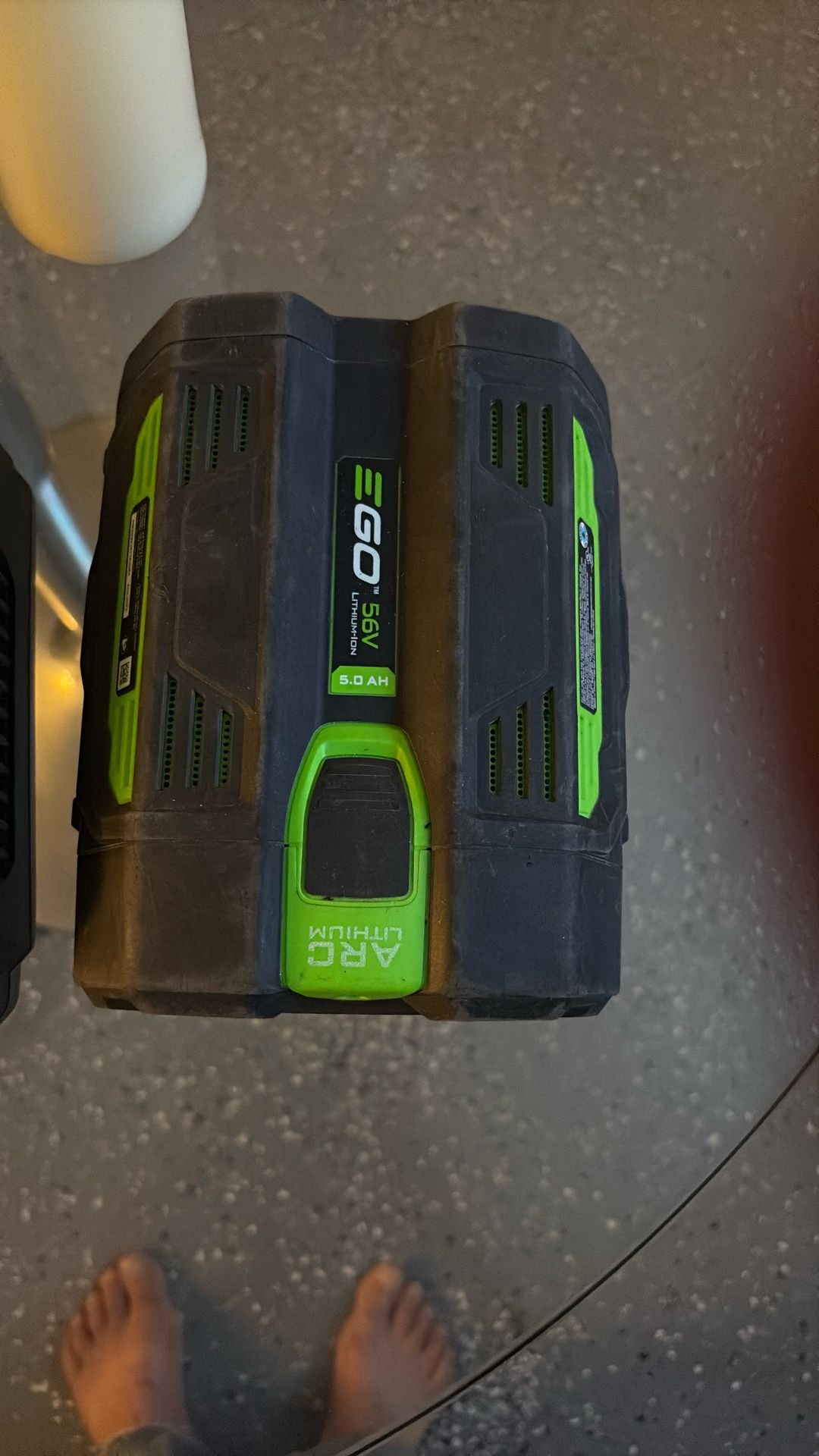 Ego 56v 5.0 AH Battery And Charger 