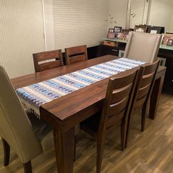 Wooden Dining Table Set
