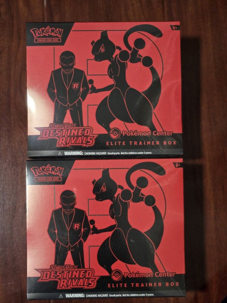 Pokemon Destined Rivals Pokemon Center Elite Trainer Boxes