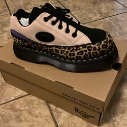 Dr Martens Leopard Shoes