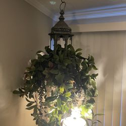 Beautiful Fake Plant In Lantern 