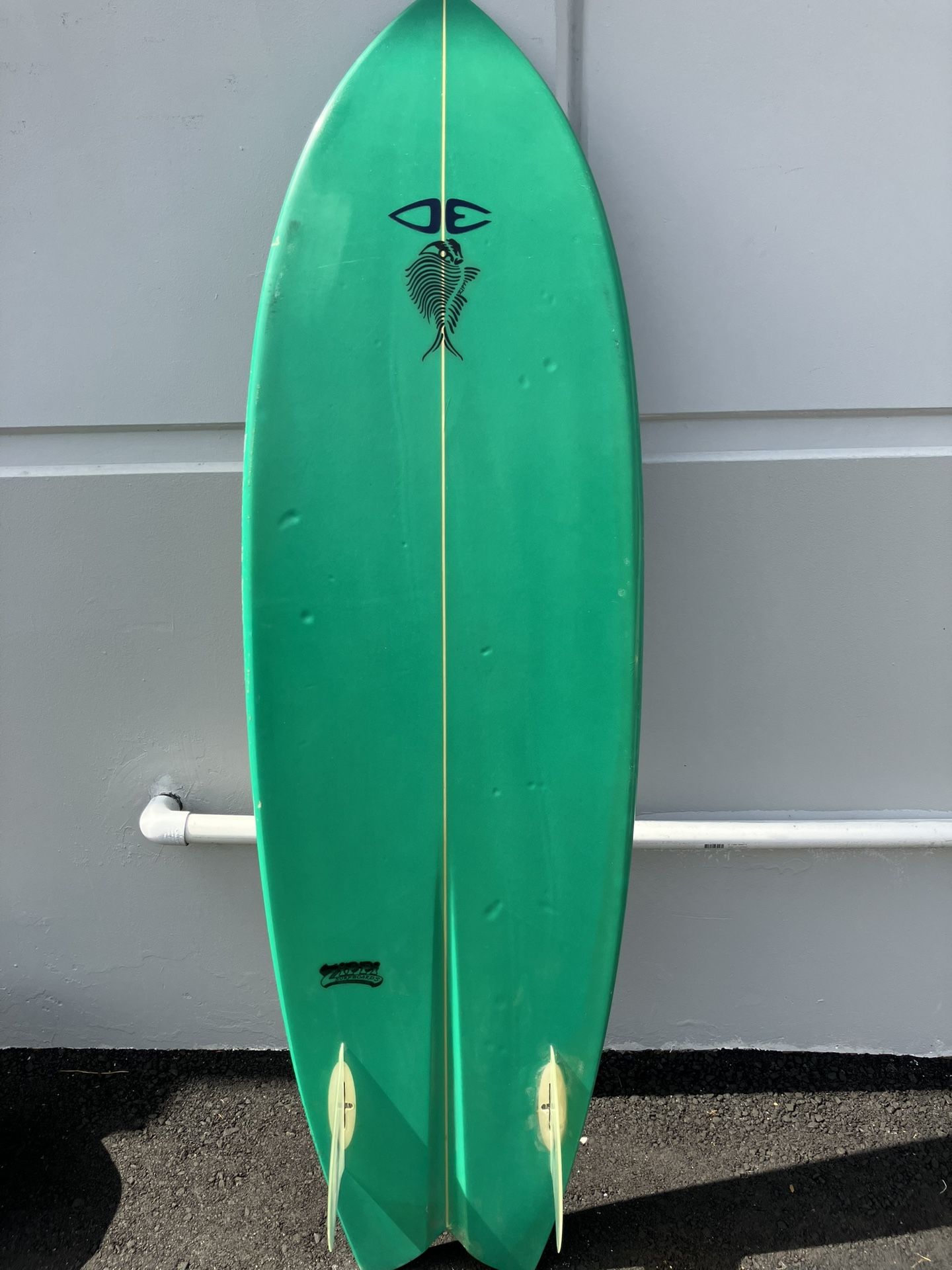 Classic Zippifish Twin Fin Surfboard