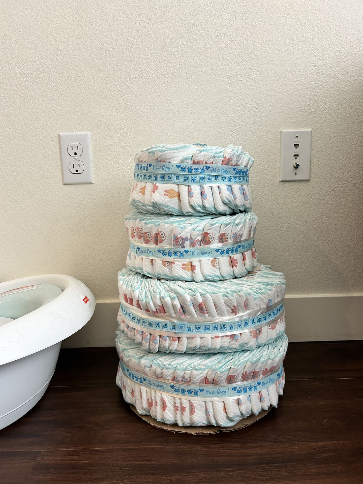 Diaper Tower Gift Cake