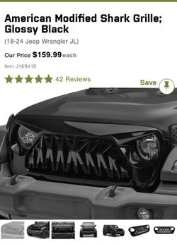 SHARK GRILLE FOR JEEP WRANGLER JL (American Modified)
