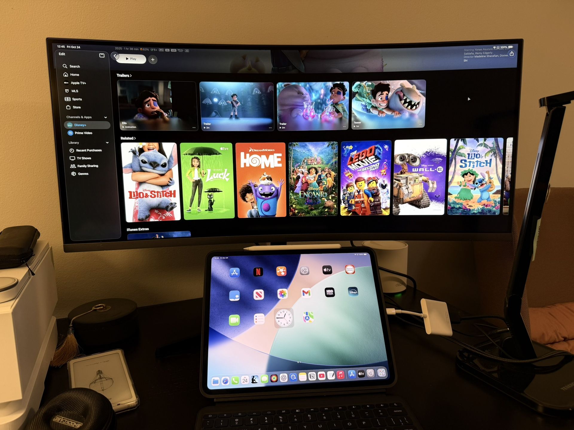 Samsung 34in Curved Ultrawide Monitor QHD – Excellent Condition
