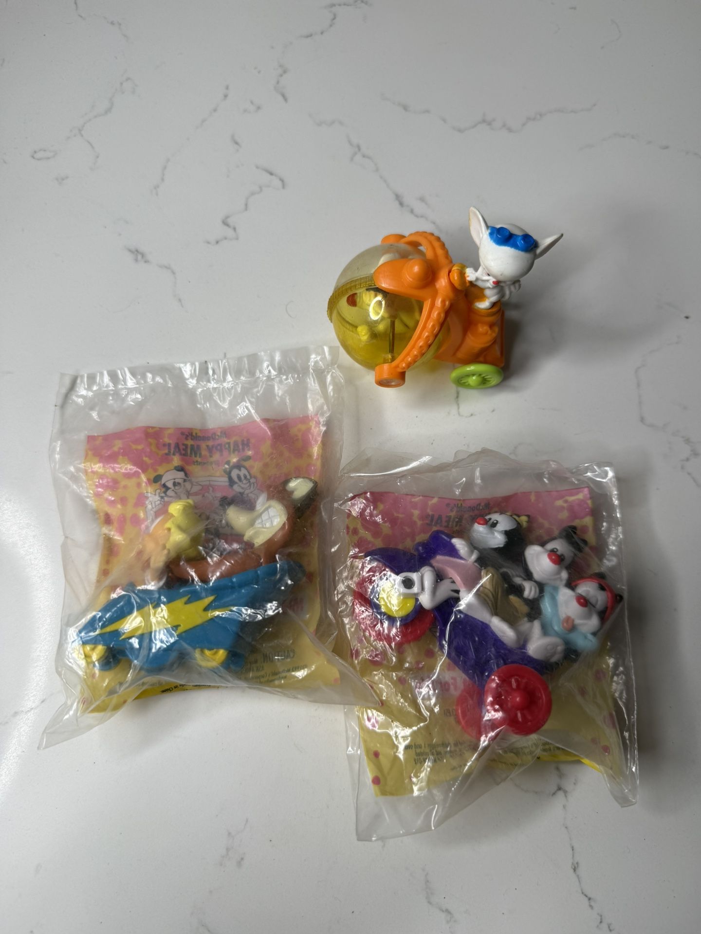 Vintage 1993 Mcdonalds Animaniacs Collectible Toys