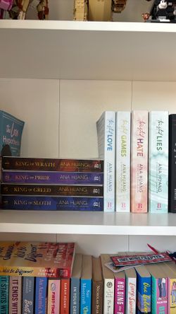 Ana Huang’s king of sin series, and twisted series