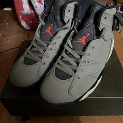 Jordan 6 Travis Scott Olive Green 