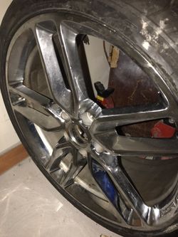 2014-17 Corvette OEM rear rim 20"