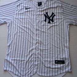 Size 52 (XXL) New York Yankees Nike Men's Pinstripe White Home Authentic Elite Jersey