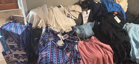 Mixed Clothing Lot — Umbro USA, Under Armour & More