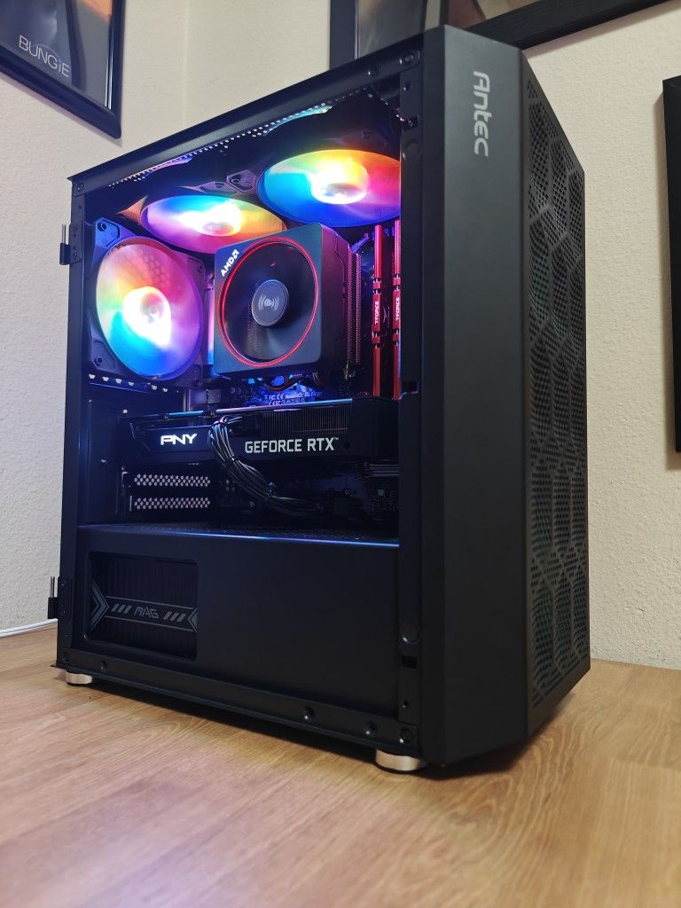 Custom Gaming Computer PC Desktop AMD Ryzen 5600, PNY 3060 12GB, 16GB DDR4, Antec Corsair ASRock Asus Gigabyte