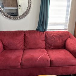 Beautiful Red Couch