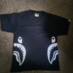 A Bathing Ape (BAPE) Men’s Black and White T-Shirt