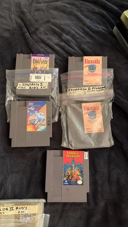 NES Game Cartridge Lot – 5 Games