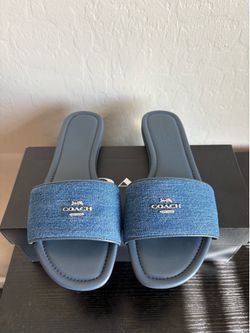 Coach Denim Sandals