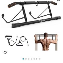 CEAYUN Pull up Bar for Doorway, Portable Pullup Chin up Bar Home, No Screws Multifunctional Dip bar Fitness, Door Exercise Equipment Body Gym System T