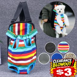 Pet Carrier Backpack Adjustable Pet Front Cat Dog Carrier Travel Bag Legs Out