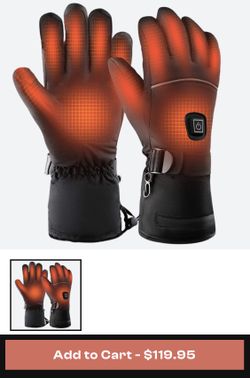 Weston Heated Gloves Rechargeable Waterproof
