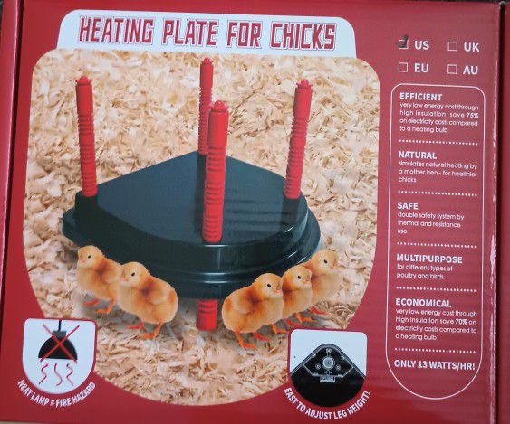 HEATING PLATE FOR CHICKS 