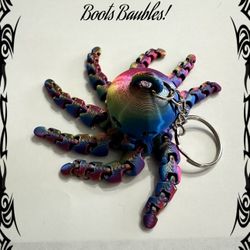 3D Printed Octopus Keychain