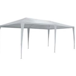   10 ft. x 20 ft. White Wedding Party Canopy Tent Outdoor Gazebo with 6-Removable Sidewalls&venta
