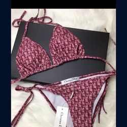 DIOR CRANDBERRY BIKINI LAST ONE SIZE SMALL 