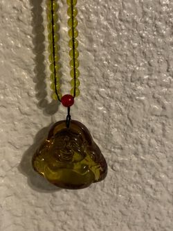 Bead Buddha necklace