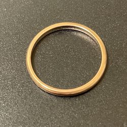 14 Karat 2mm Rose Gold Ring/wedding Band 