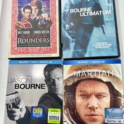 Matt Damon Lot Of 4 DVD’s 
