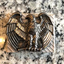 Avon Majestic Eagle Silver tone Belt Buckle!