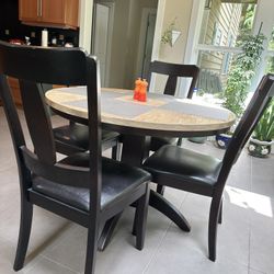 Dining Table With 4 Chairs