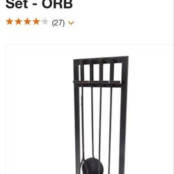 Kempston Park 5-Piece Fireplace Tool Set - $$30 EACH 