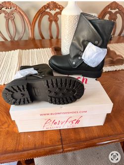 Blowfish Malibu Kids Black Moto Boots size 13