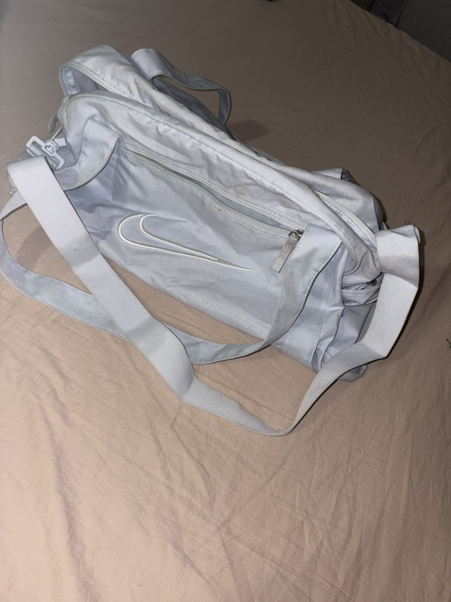 light blue nike gym bag