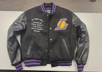 Ultra Game Los Angeles Lakers NBA Varsity/Bomber Jacket
