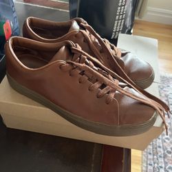 J Crew Leather Sneakers For Men 