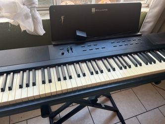 Williams Alegro 3 keyboard/piano and stand