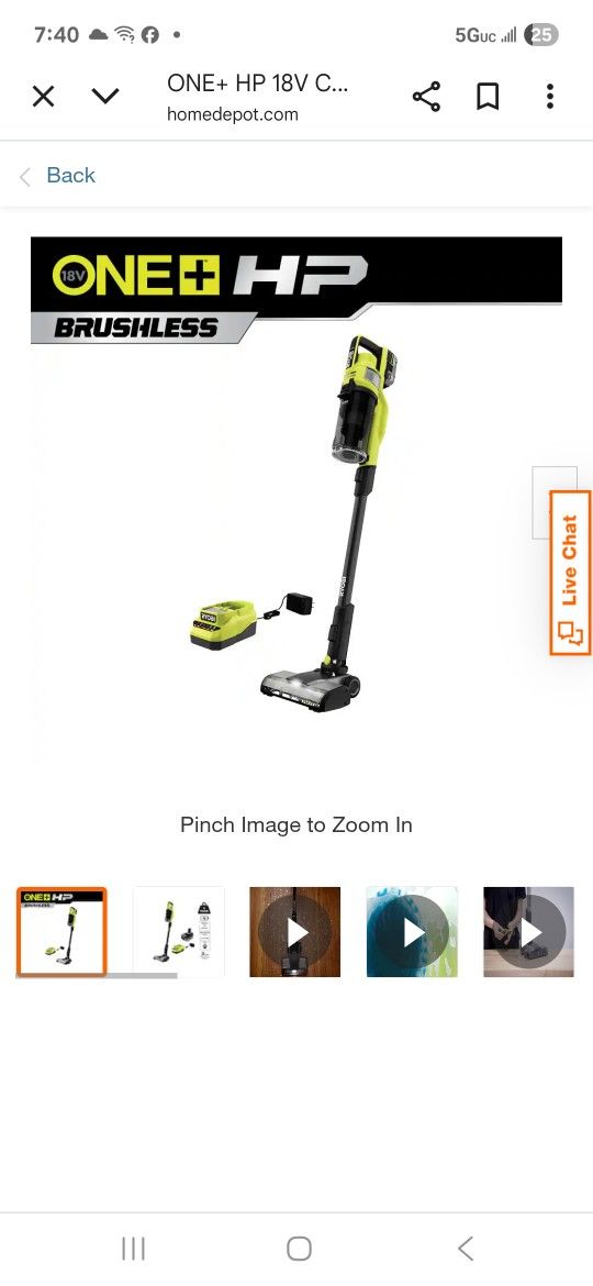 Ryobi ONE HP PET VAC